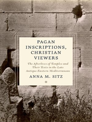 cover image of Pagan Inscriptions, Christian Viewers